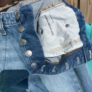 7 for all mankind, high rise flare jeans